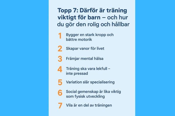 Därför är träning viktigt för barn – och hur du gör den rolig och hållbar