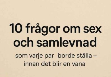 frågor om sex och samlevnad