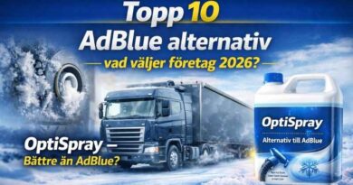 Topp 10 AdBlue alternativ för företag 2026 – OptiSpray och andra lösningar