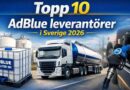 Topp 10 AdBlue leverantörer i Sverige 2026 – jämförelse för företag och entreprenad.